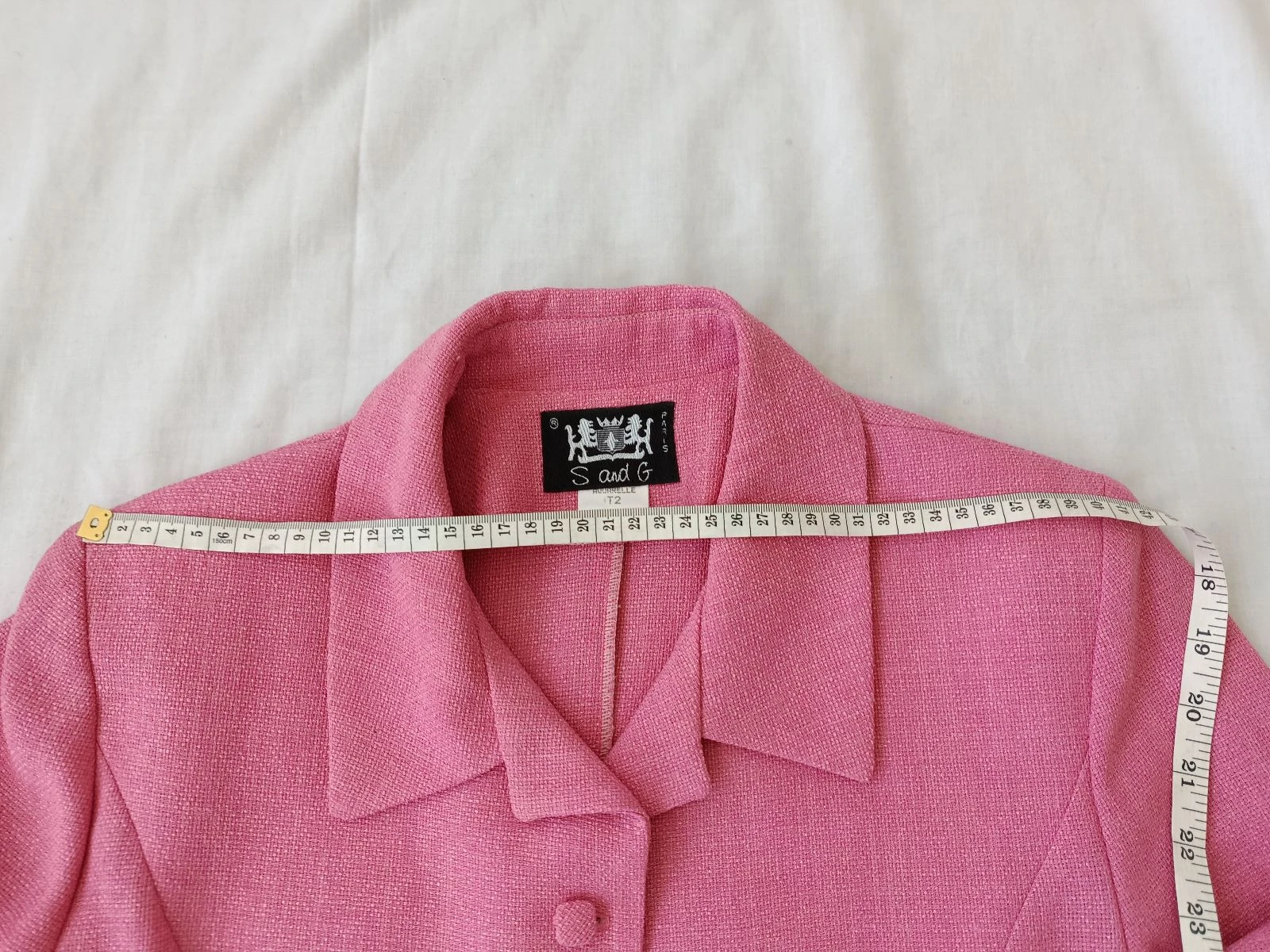 Blazer vintage rosa talla 38 S and G París – photo 6